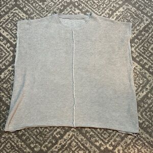 Gray Knit Sleeveless Top